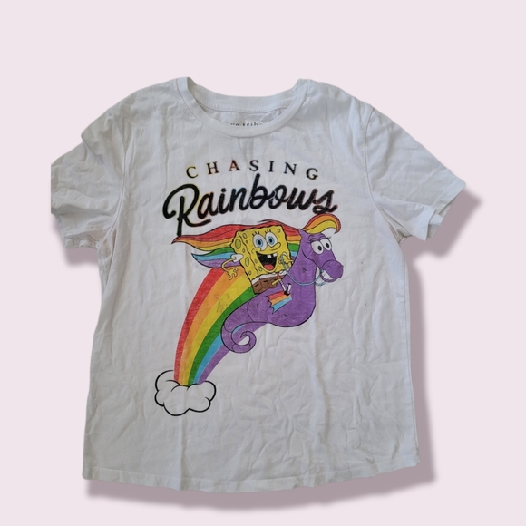 Spongebob Seahorse Graphic Tee - Picture 1 of 2